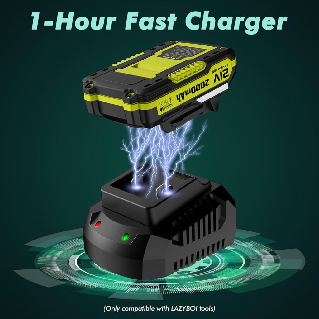charging for your LAZYBOI cordless leaf blower batteries
