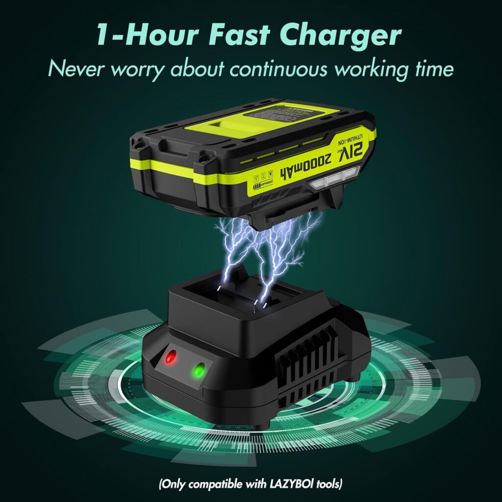lazyboi cordless leaf blower charger